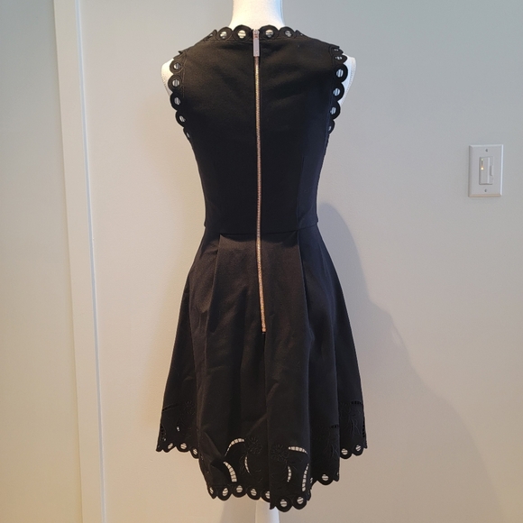 ❤️TED BAKER BLACK COCKTAIL DRESS - Picture 9 of 13